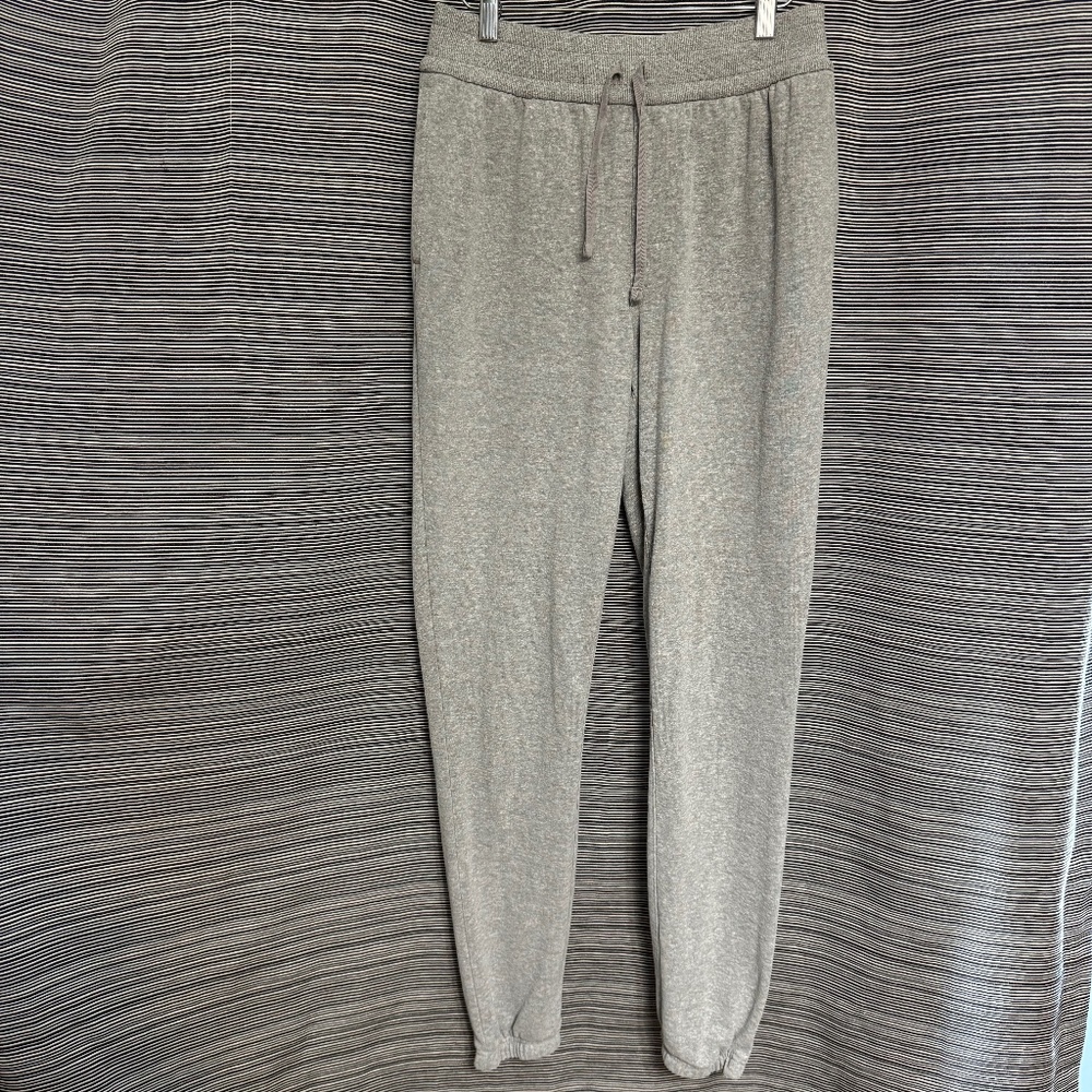 Prana Grey Cotton Joggers Size Small Standard Fit